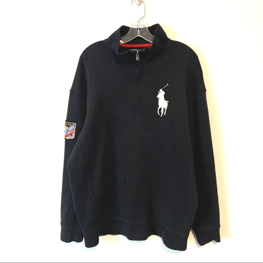 Navy Blue Polo Ralph Lauren Tall Large Sweater